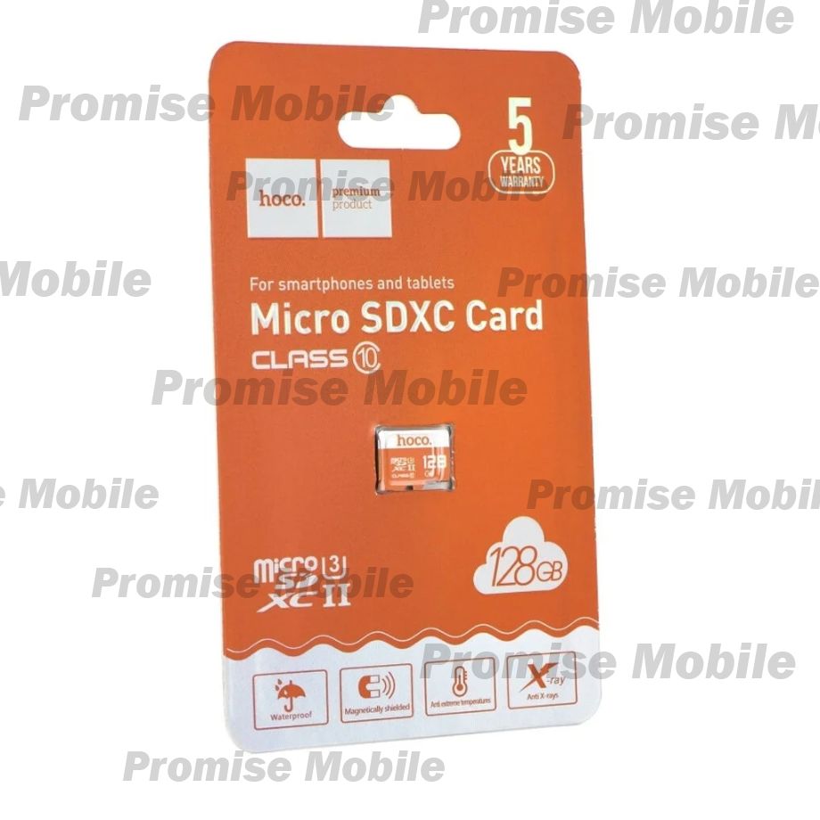 Карта памяти MicroSDXC 128 Gb CL10 Hoco TF ― Розничный PromiseMobile