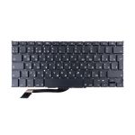 Клавиатура для ноутбука Apple MacBook Pro 15 (A1398) (Г-образный Enter RU) <черный>