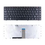 Клавиатура для ноутбука Lenovo IdeaPad G470 (с рамкой) <черный>