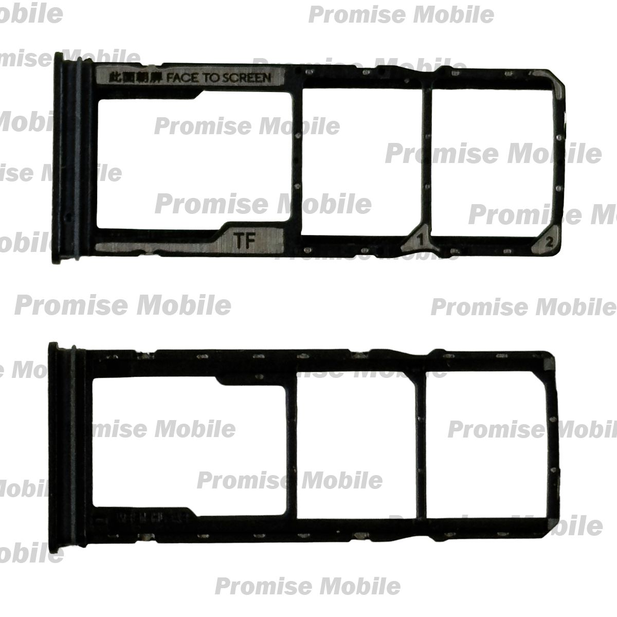 Лоток Sim-карты для Xiaomi 25078PC3EG и карты памяти <черный> ― Розничный PromiseMobile