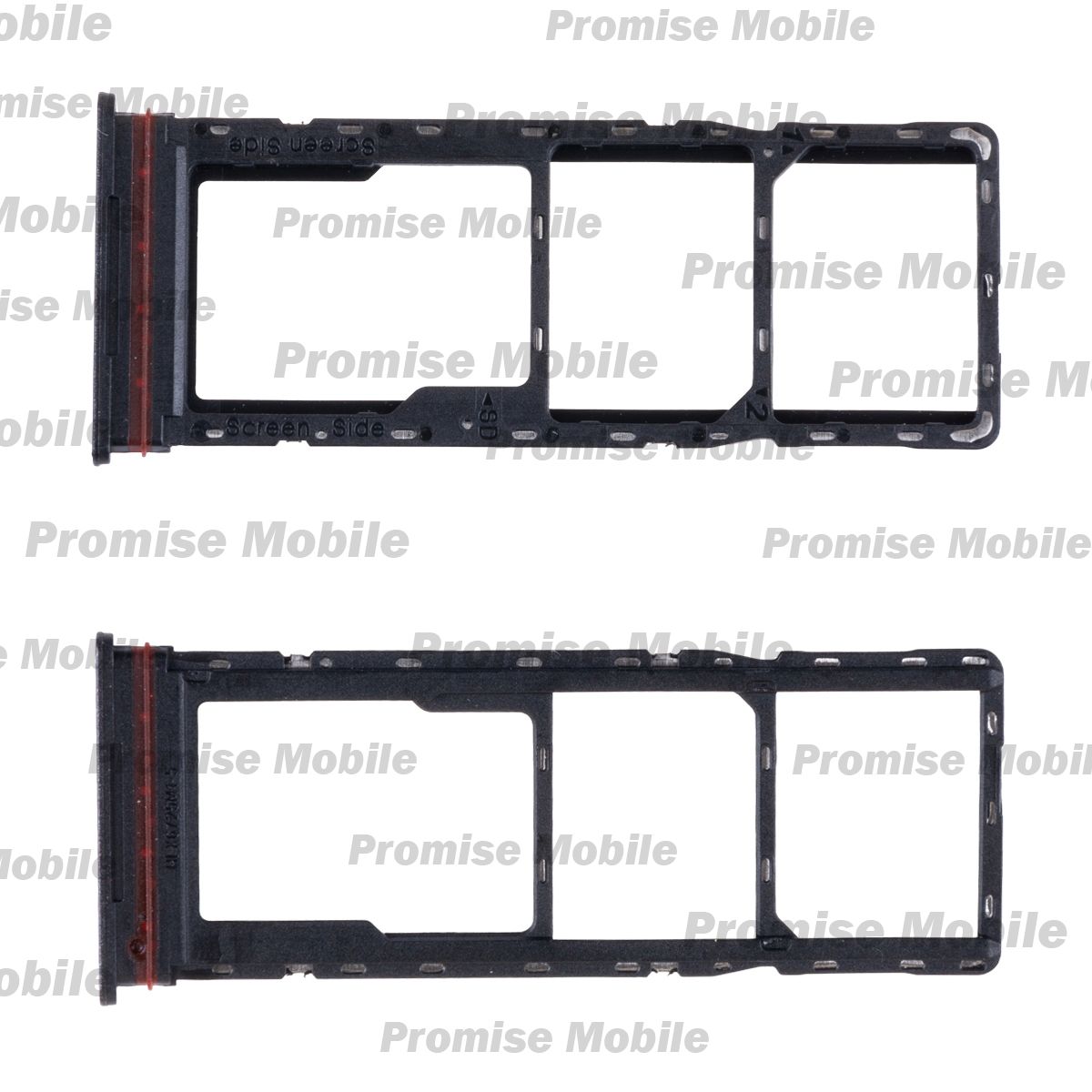 Лоток sim-карты для Infinix Smart 10 (X6725) и карты памяти <черный> ― Розничный PromiseMobile