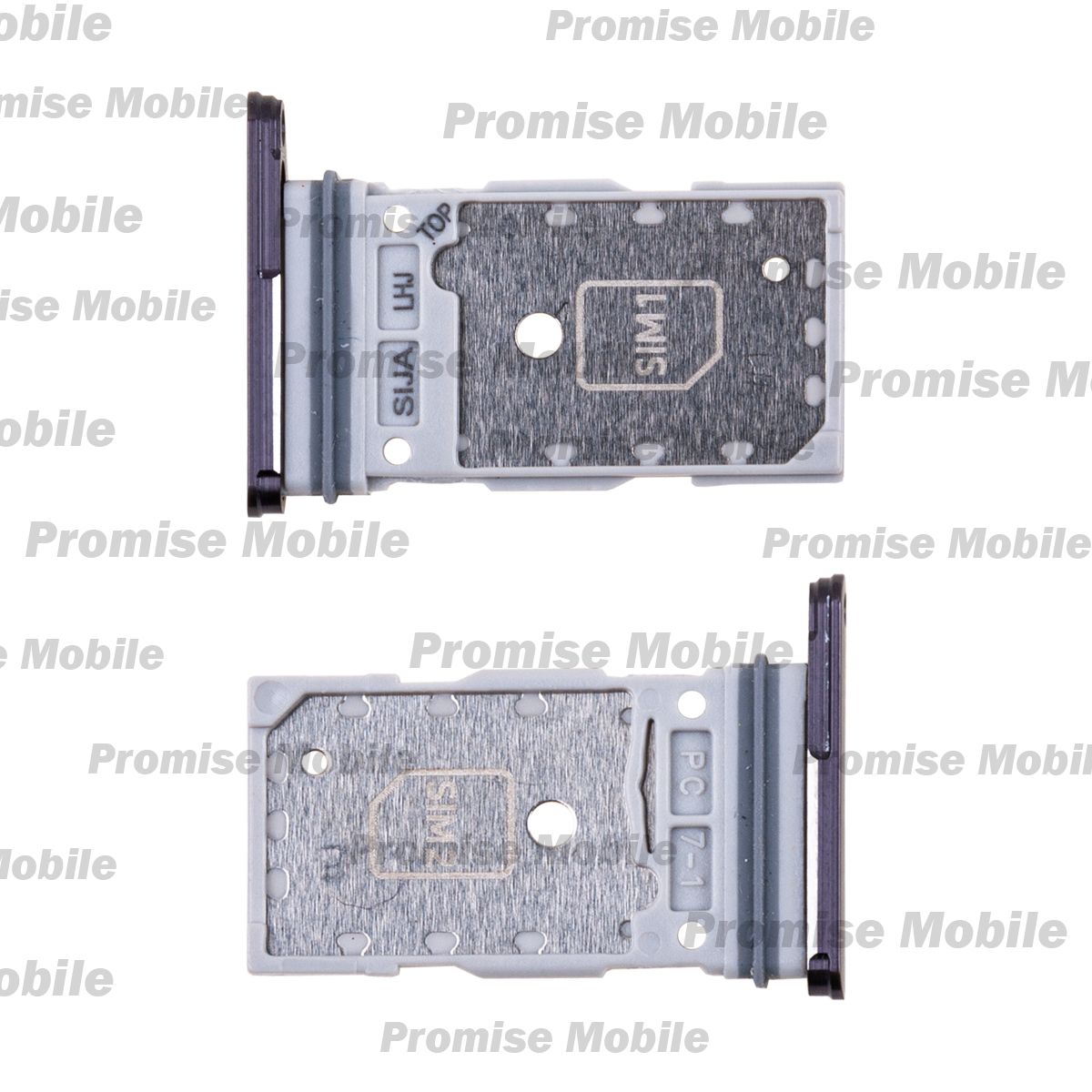 Лоток sim-карты для Samsung SM-S901B (Galaxy S22) <черный> ― Розничный PromiseMobile
