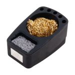 Очиститель жал паяльника 3 в1 (щетка, губка, латунная стружка)