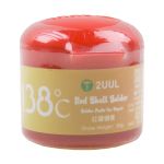 Паста паяльная 2UUL Red Skull RS138 (50 г, низкотемпературная 138°C, бессвинцовая)