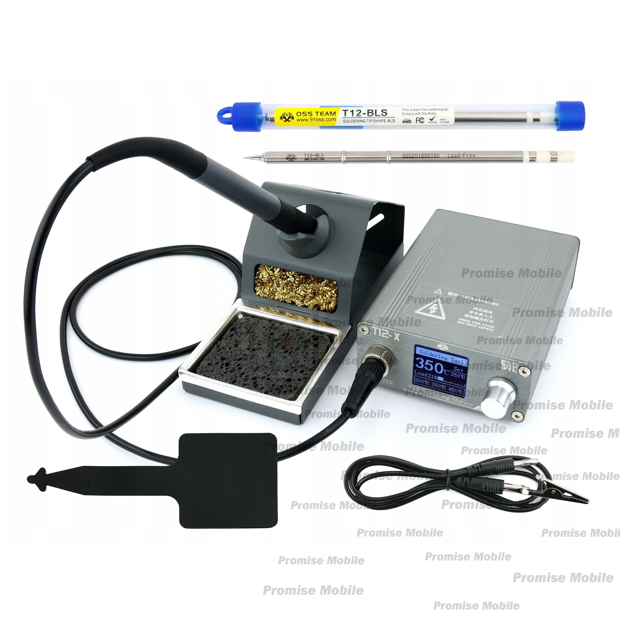 Паяльная станция OSS Team T12-D (паяльник T12/72 W/150-450°C/LCD) ― Розничный PromiseMobile