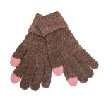 Перчатки для ёмкостных тачскринов (размер S) №14 <коричневый>