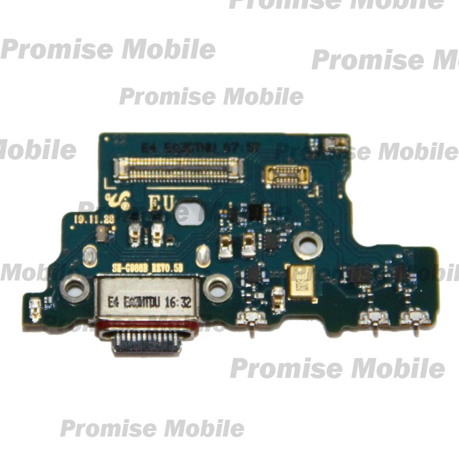 Плата нижняя для Samsung SM-G988B (Galaxy S20 Ultra) на системный разъем и микрофон ― Розничный PromiseMobile