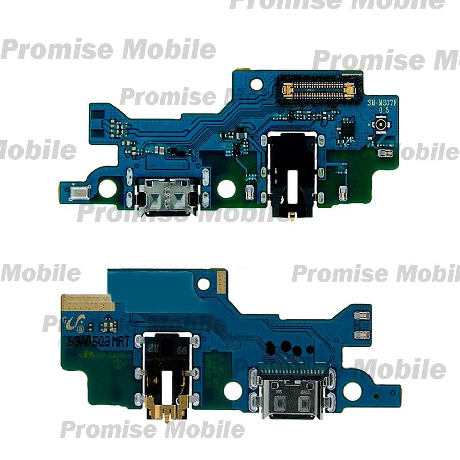 Плата нижняя для Samsung SM-M315F (Galaxy M31) на системный разъем, разъем гарнитуры и микрофон (оригинал) ― Розничный PromiseMobile