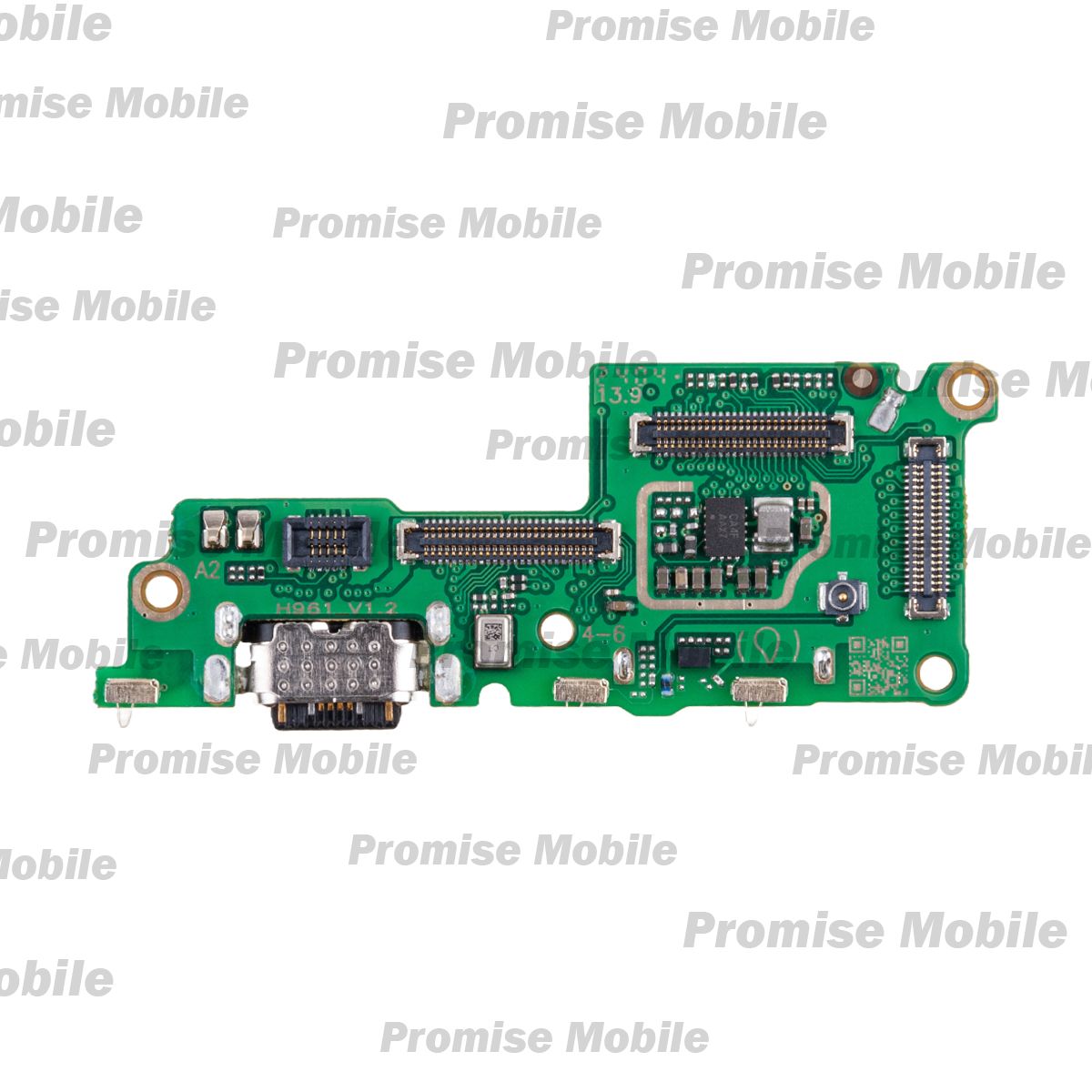 Плата нижняя для Tecno Camon 30 Pro 5G (CL8) на системный разъем, разъем Sim-карты и микрофон ― Розничный PromiseMobile