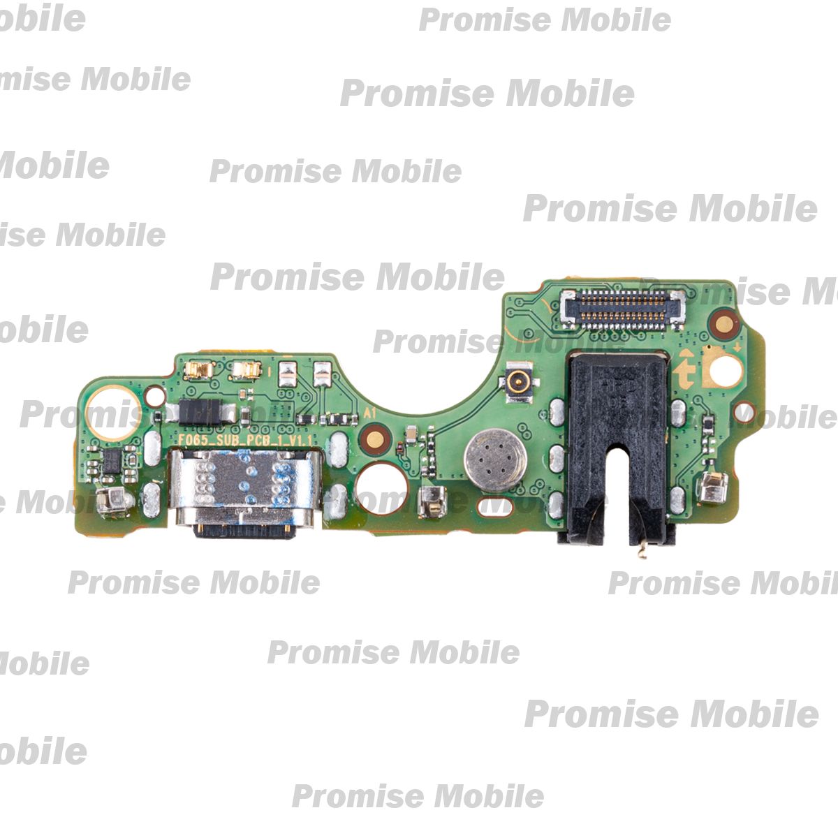 Плата нижняя для Tecno Spark 10C (KI5k) на системный разъем, разъем гарнитуры и микрофон ― Розничный PromiseMobile
