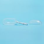 Чехол для кейса наушников Apple AirPods 4 силиконовый с карабином <прозрачный>