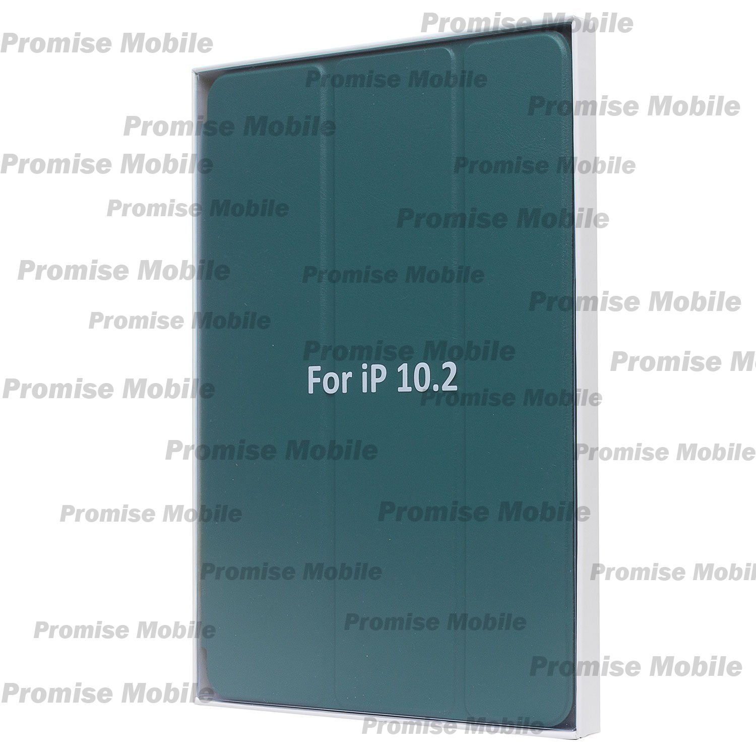Чехол для Apple iPad 10.2 2019 кожзам + смарт панель <темно-зеленый> ― Розничный PromiseMobile
