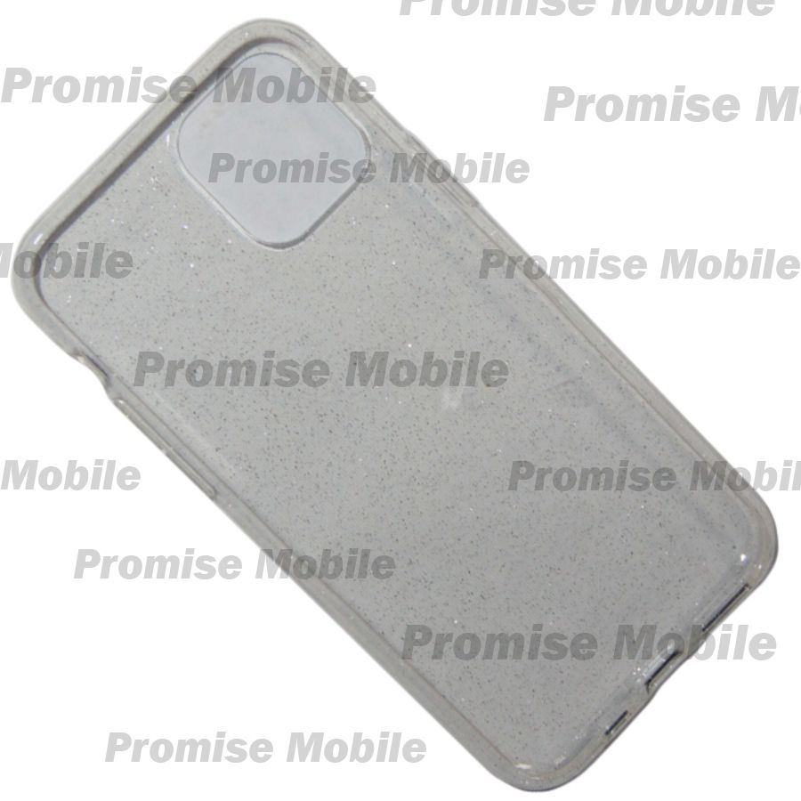 Чехол для Apple iPhone 11 Pro силиконовый с блестками <прозрачный> ― Розничный PromiseMobile