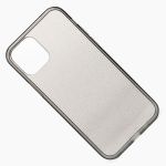 Чехол для Apple iPhone 12 Pro силиконовый с блестками <серо-прозрачный>