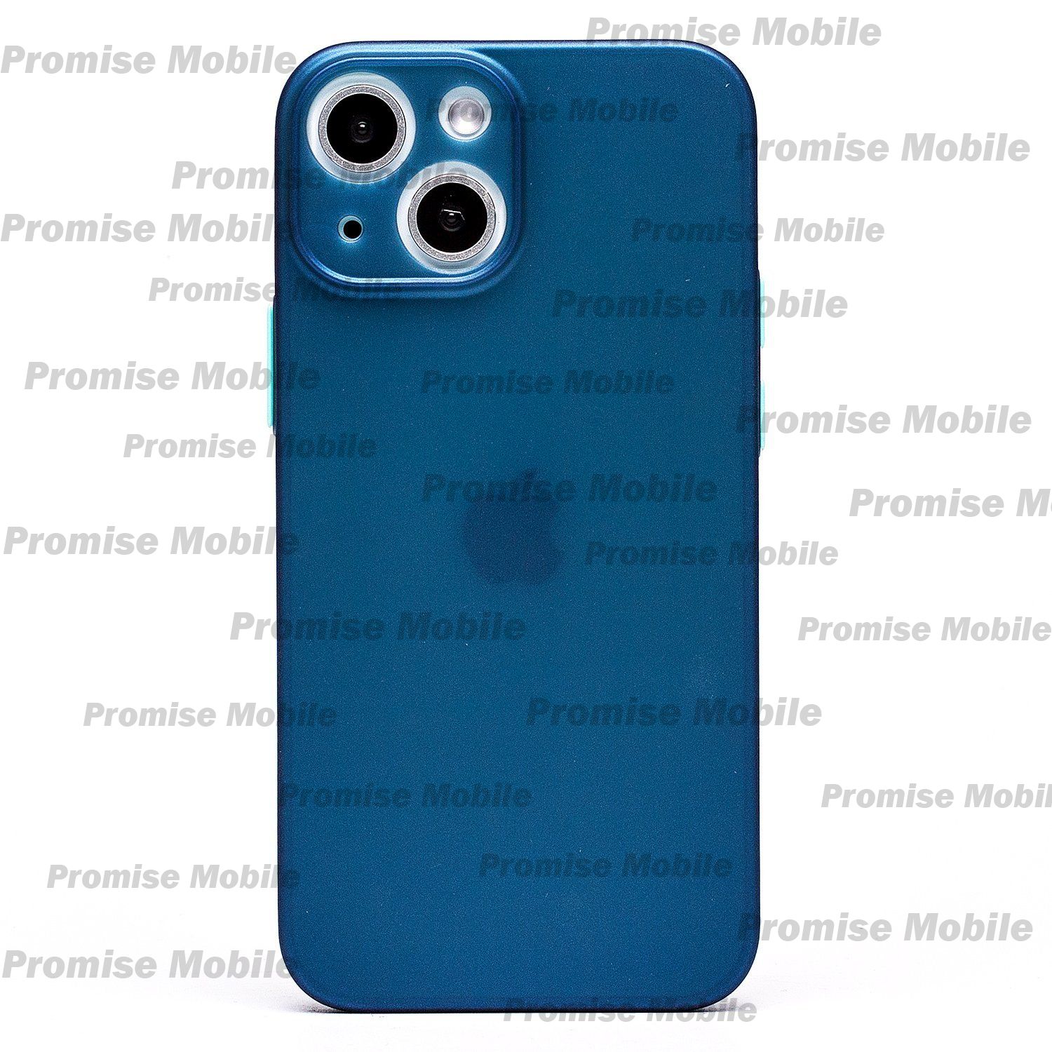 Чехол для Apple iPhone 13 mini пластиковый матовый <прозрачно-синий> ― Розничный PromiseMobile