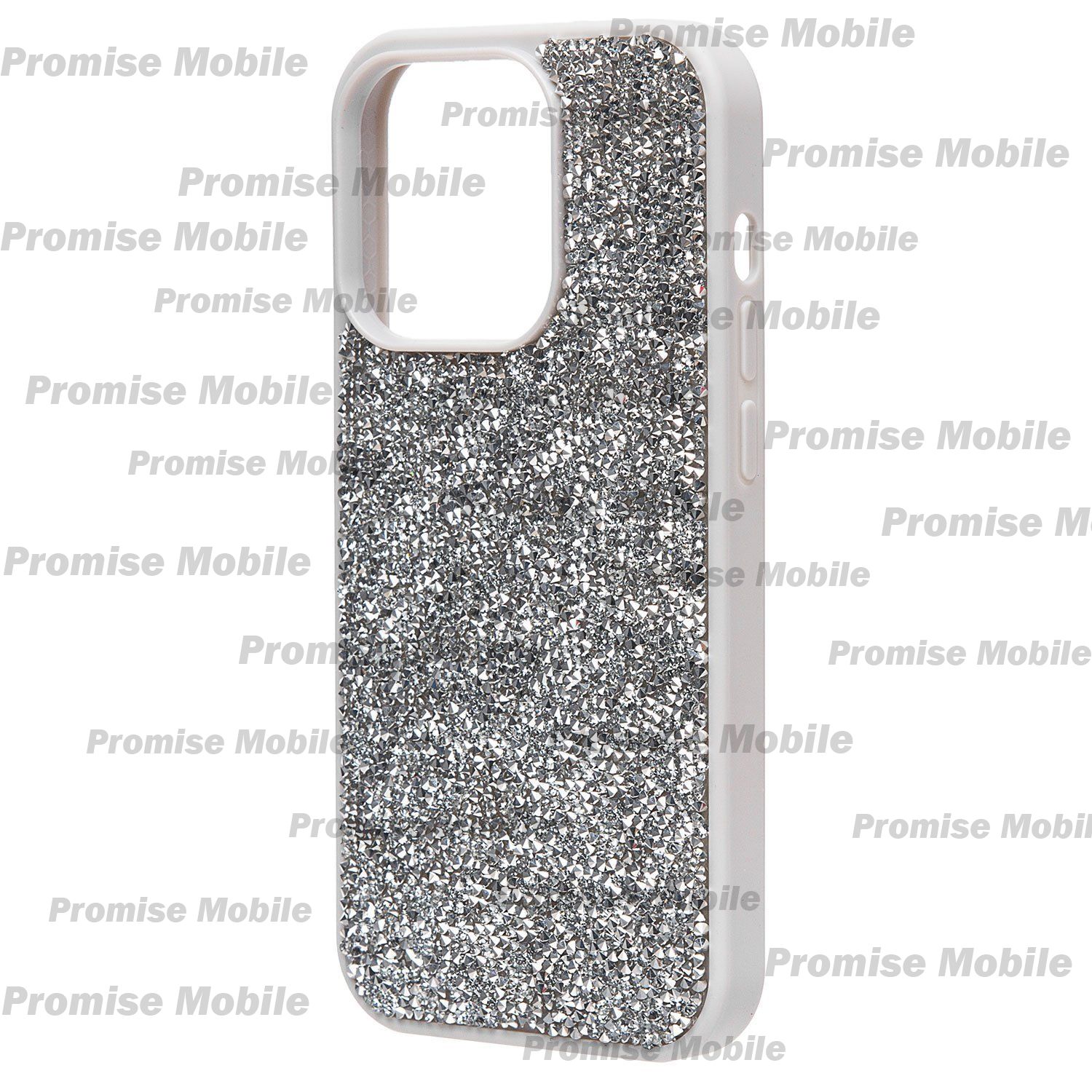 Чехол для Apple iPhone 14 Pro пластиковый Posh Shine <серебристый> ― Розничный PromiseMobile