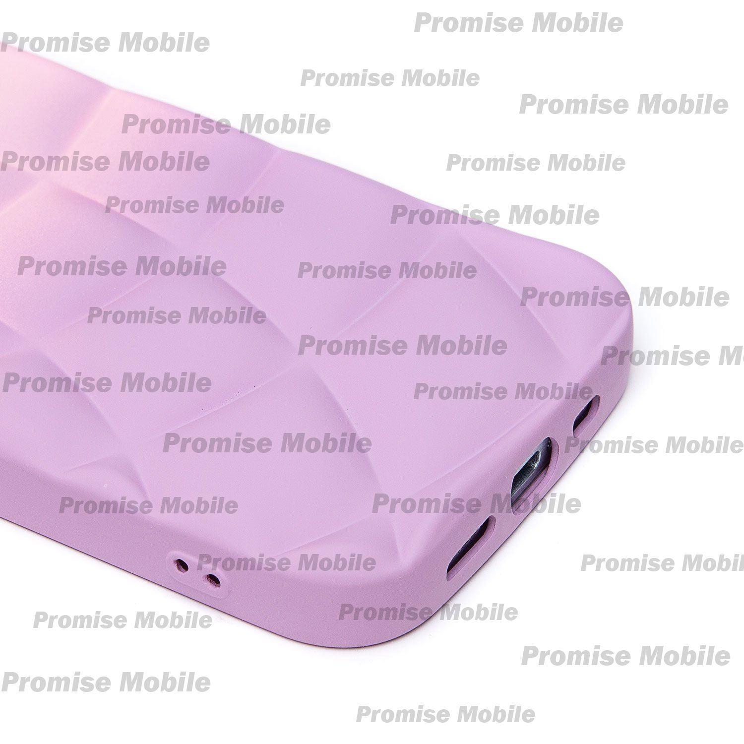 Чехол для Apple iPhone 15 силиконовый серия чешуя <розовый> ― Розничный PromiseMobile