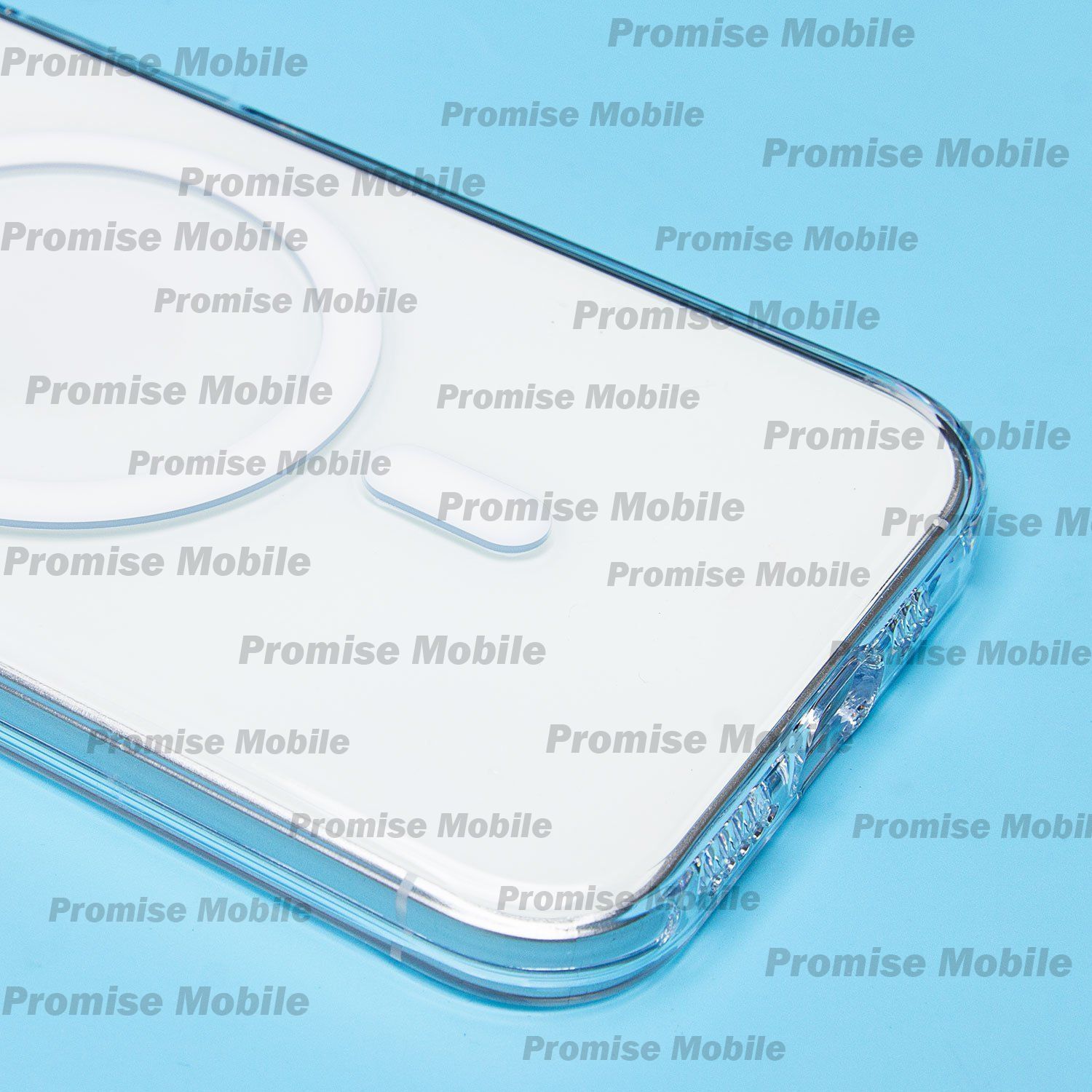 Чехол для Apple iPhone 15 силиконовый MagSafe №9 <прозрачный> ― Розничный PromiseMobile