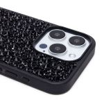 Чехол для Apple iPhone 15 Pro пластиковый POSH SHINE капли дождя <черный>