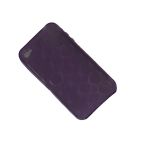 Чехол для Apple iPhone 4s силиконовый серия круги <фиолетовый>