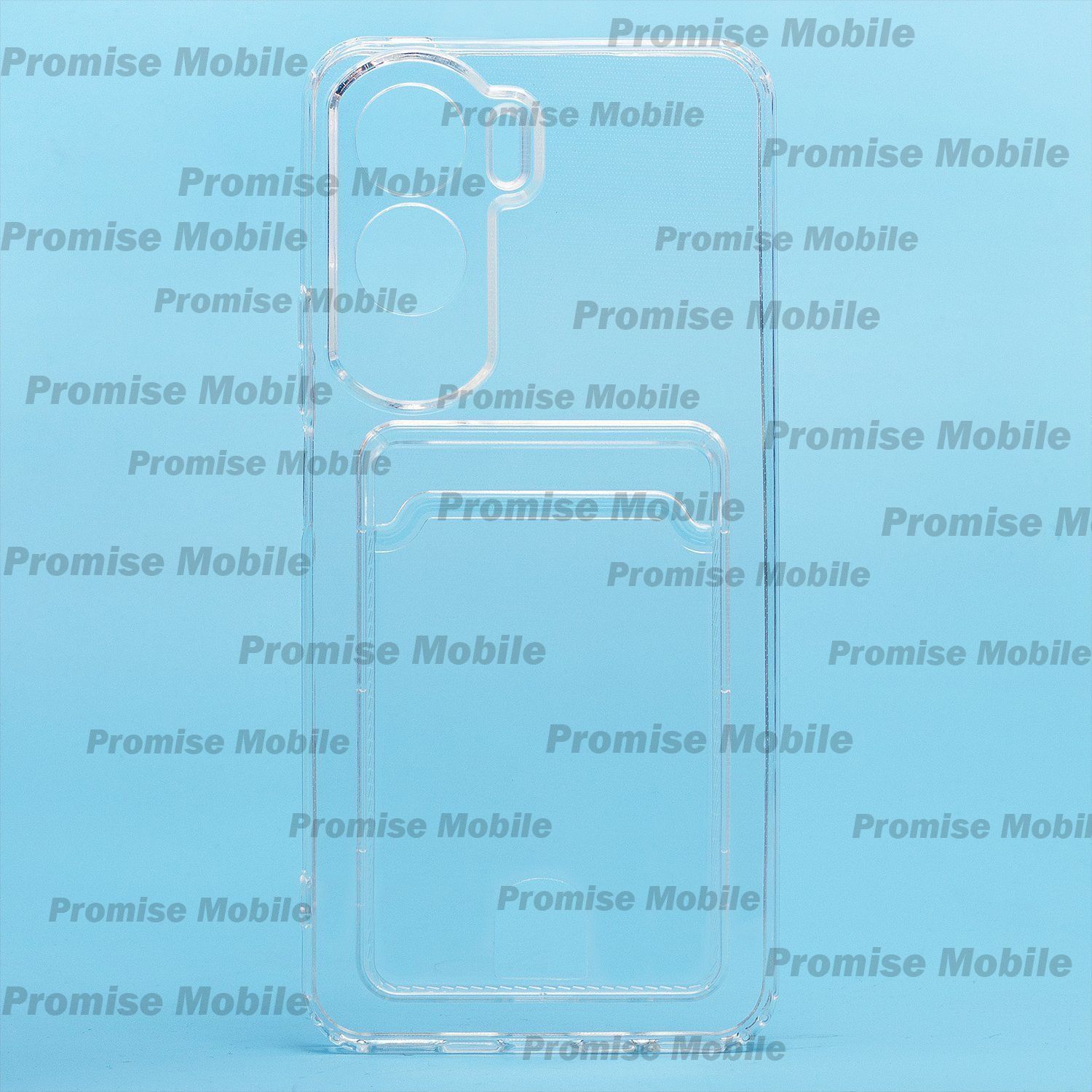 Чехол для Honor 90 Lite (CRT-LX1) силиконовый с картхолдером №2 <прозрачный> ― Розничный PromiseMobile