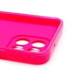 Чехол для Honor X6 (VNE-LX1) силиконовый с блестками №3 <розовый>