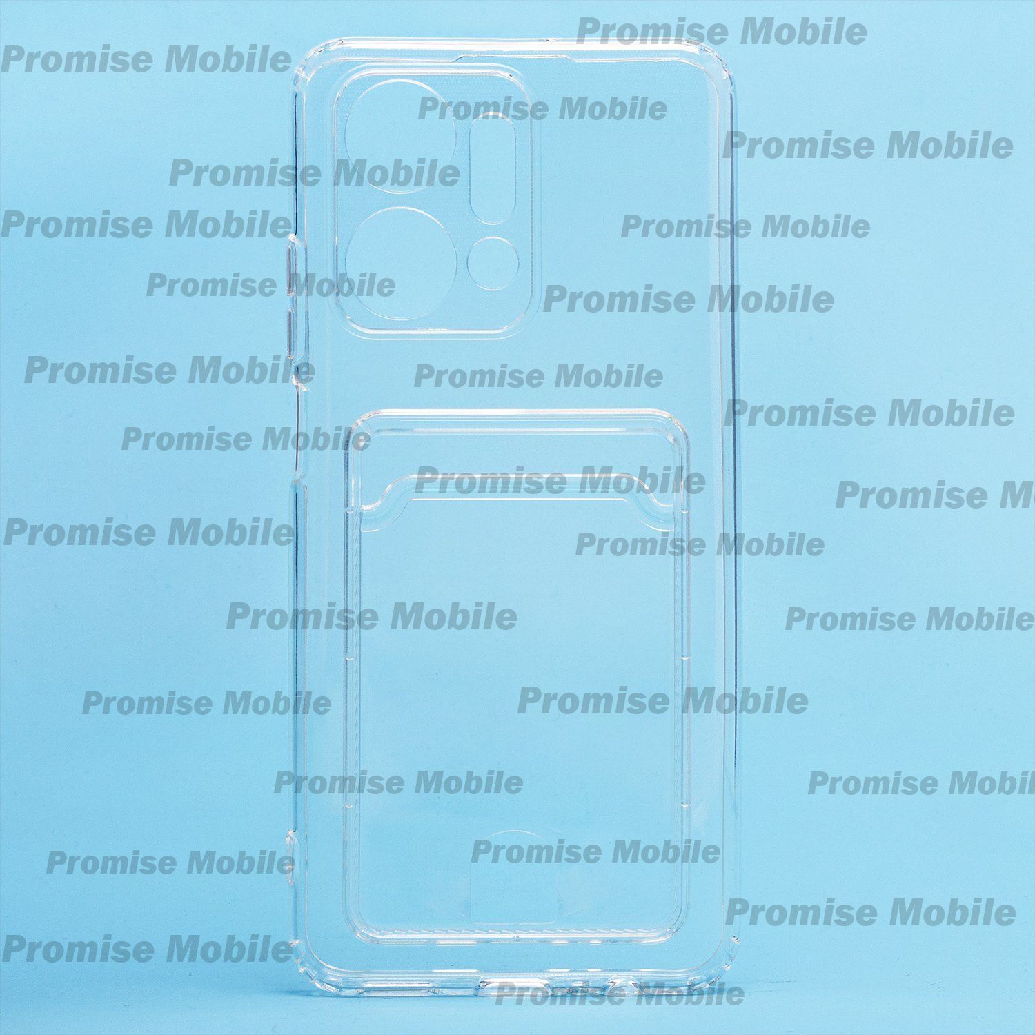 Чехол для Honor X7a Plus (RKY-LX1) силиконовый с картхолдером №2 <прозрачный> ― Розничный PromiseMobile