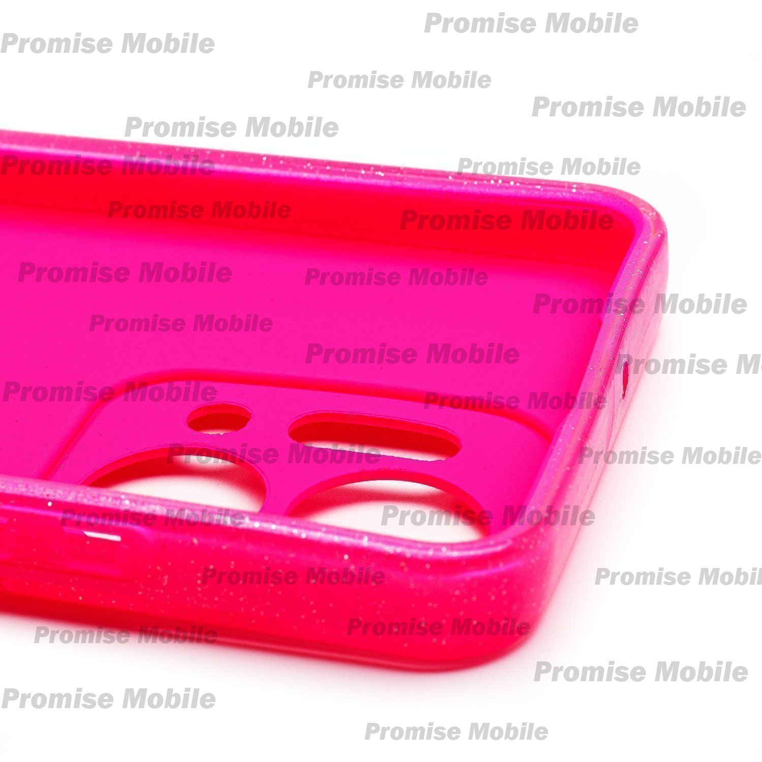 Чехол для Huawei Honor X7a Plus силиконовый с блестками №3 <розовый> ― Розничный PromiseMobile