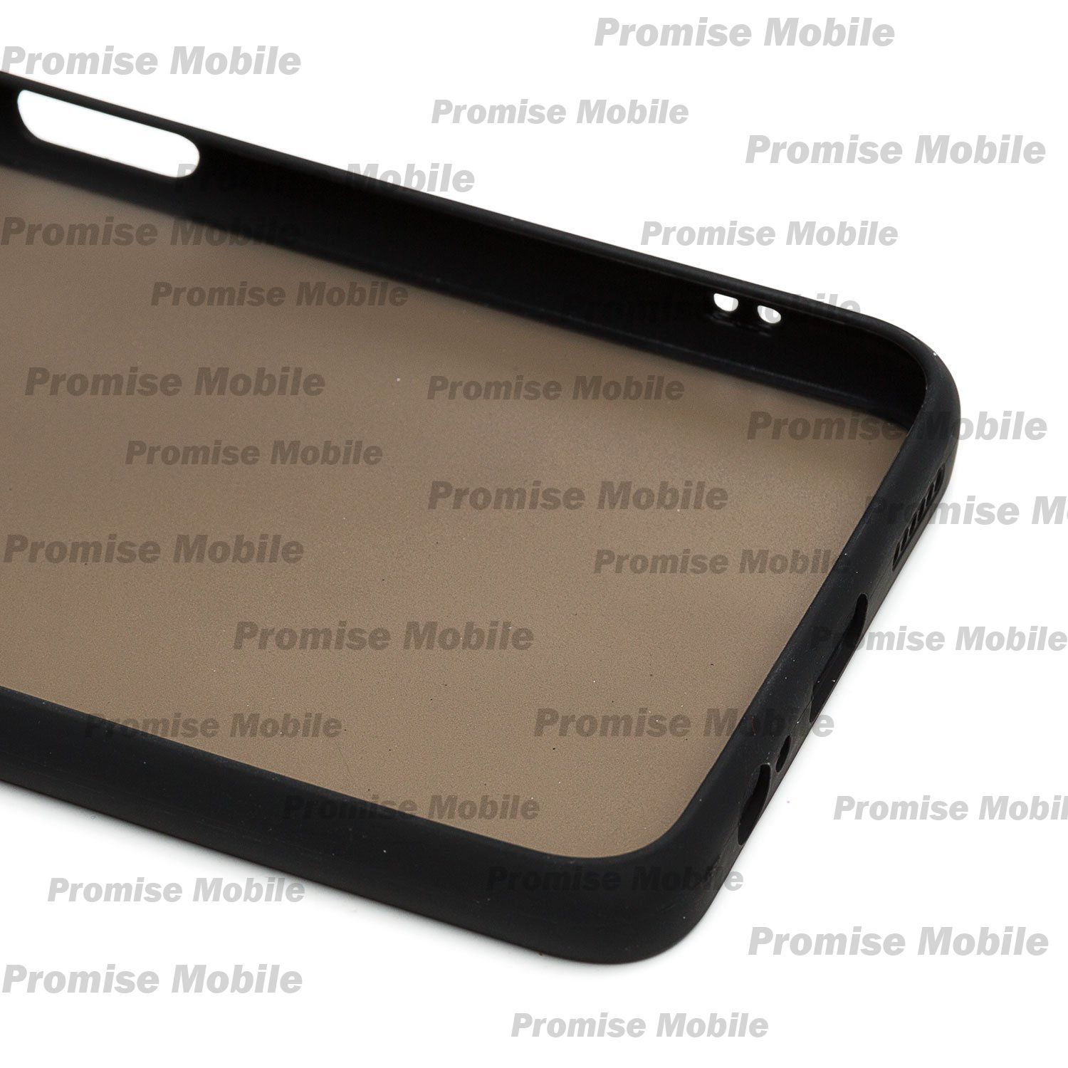 Чехол для Huawei Nova Y71 пластиковый с окантовкой <черный> ― Розничный PromiseMobile