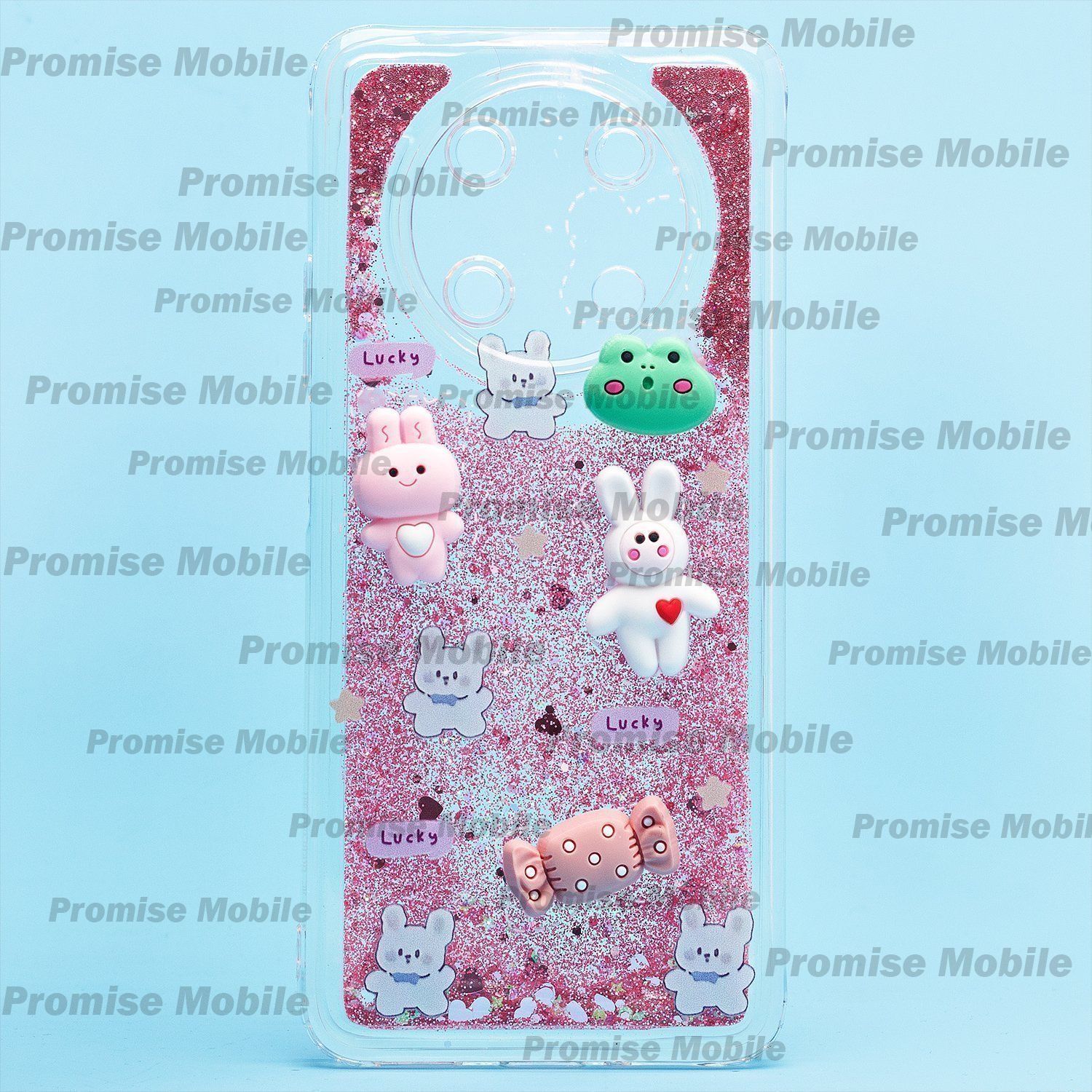 Чехол для Huawei Nova Y90 силиконовый 3D игрушки <розовый> ― Розничный PromiseMobile