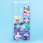 Чехол для Huawei P Smart 2019 силиконовый 3D игрушки <фиолетовый>