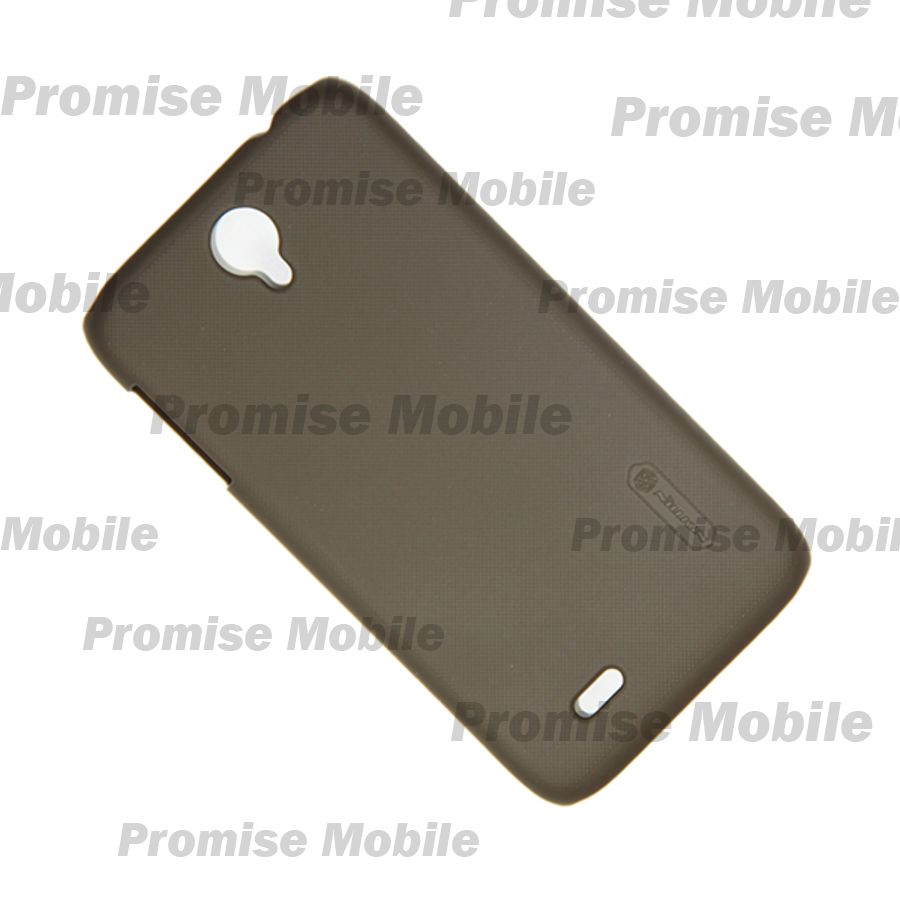 Чехол для Lenovo A850 задняя крышка пластик ребристый Nillkin <коричневый> ― Розничный PromiseMobile