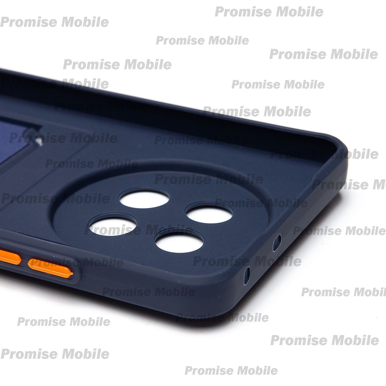 Чехол для Realme 12 5G силиконовый с картхолдером №9 <темно-синий> ― Розничный PromiseMobile