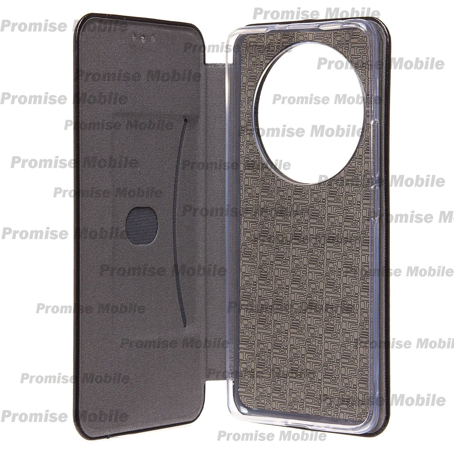 Чехол для Realme RMX3840 флип боковой кожзам №3 <черный> ― Розничный PromiseMobile