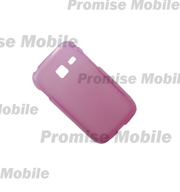 Чехол для Samsung S6108 (Galaxy Y Pop) силиконовый матовый <розовый> ― Розничный PromiseMobile