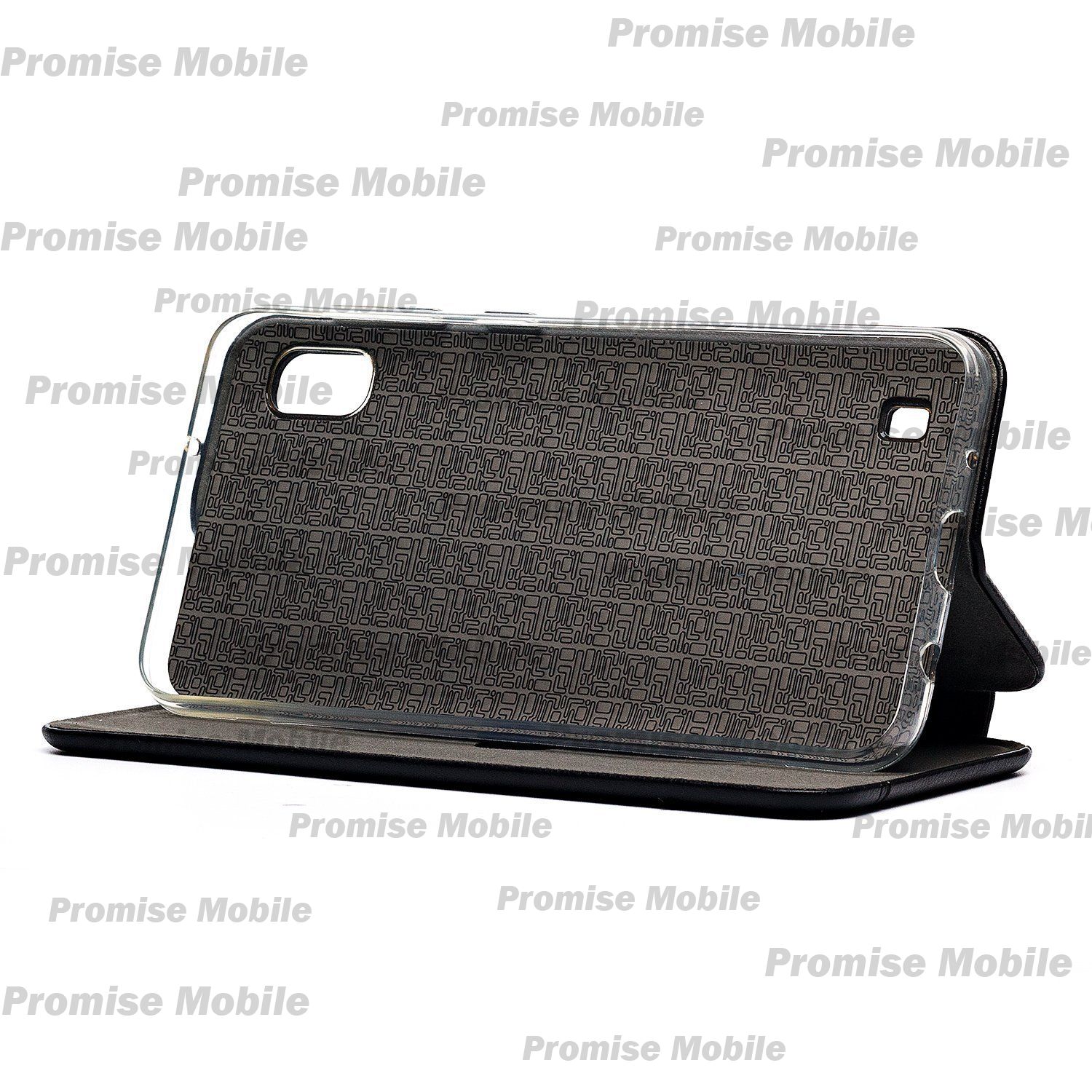 Чехол для Samsung SM-A105F (Galaxy A10) флип боковой кожзам №3 <черный> ― Розничный PromiseMobile