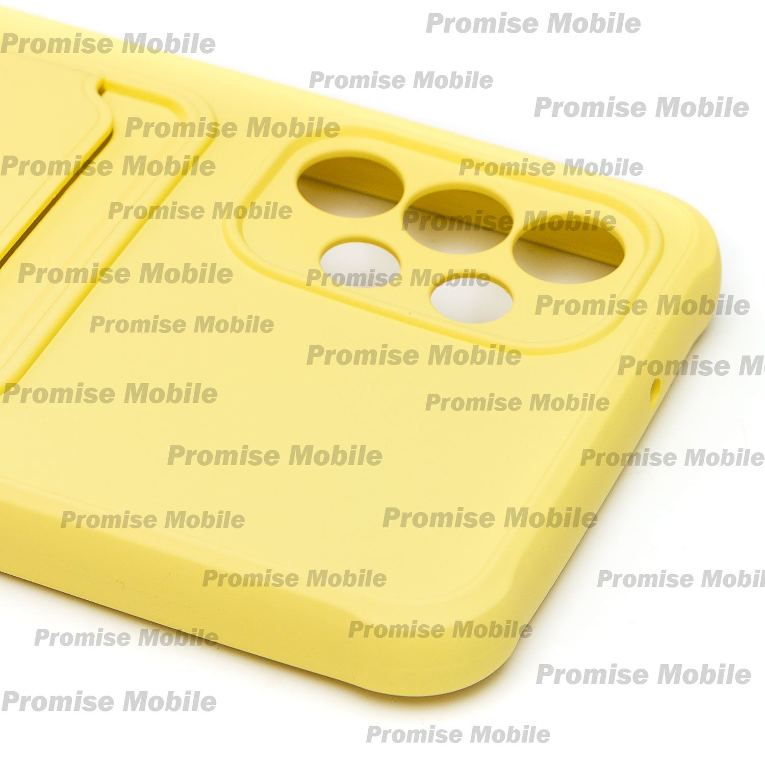Чехол для Samsung SM-A135F (Galaxy A13) силиконовый с картхолдером №4 <желтый> ― Розничный PromiseMobile