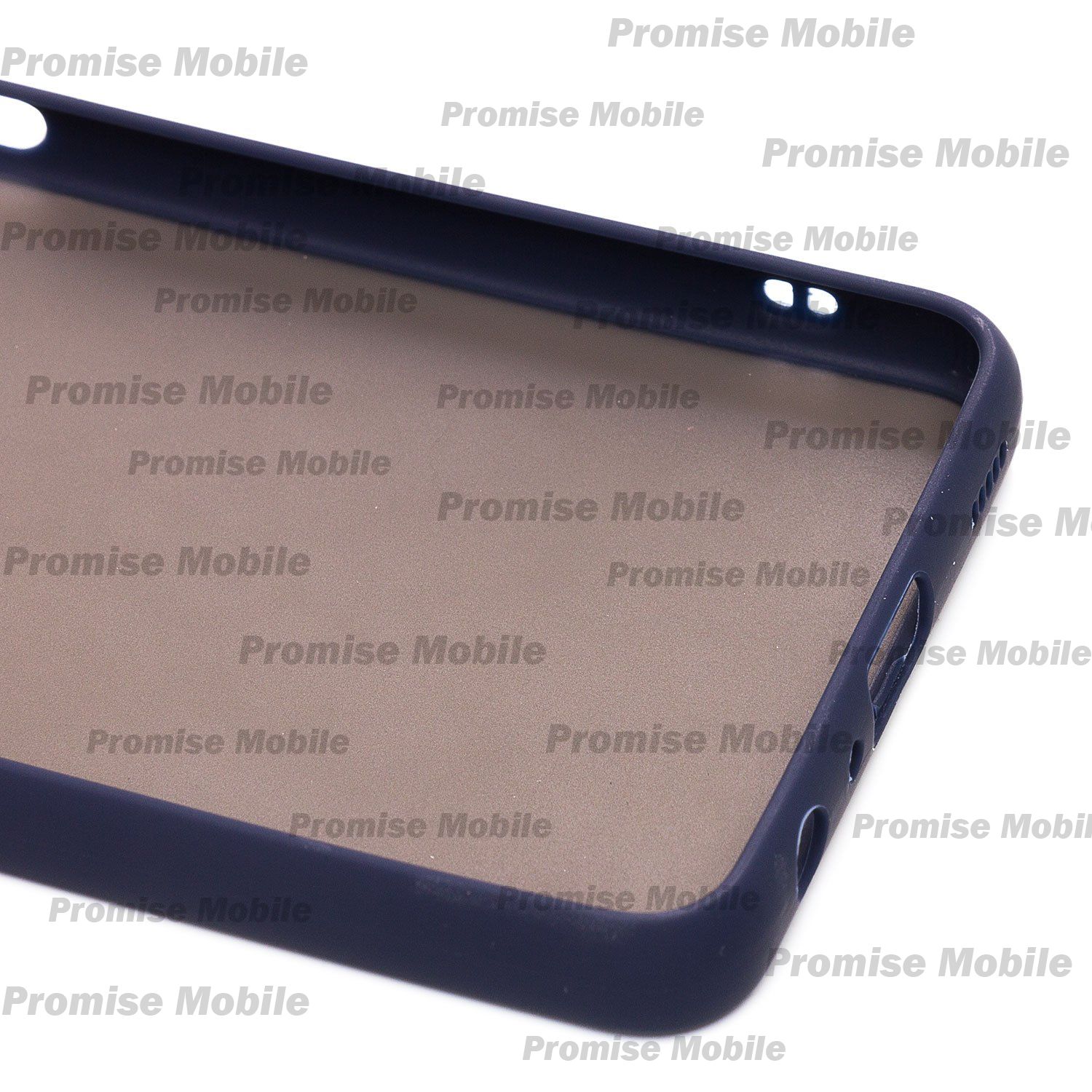 Чехол для Samsung SM-A225F (Galaxy A22) пластиковый с окантовкой <синий> ― Розничный PromiseMobile