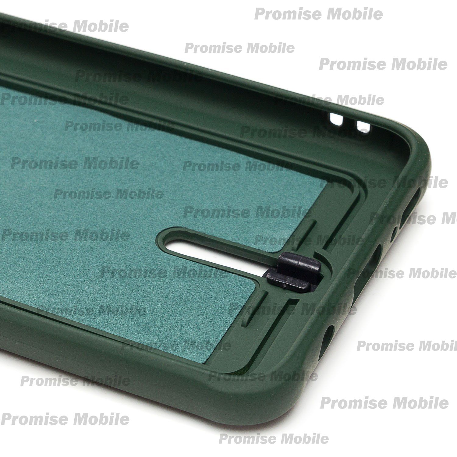 Чехол для Samsung SM-A307F (Galaxy A30s) силиконовый с картхолдером №4 <темно-зеленый> ― Розничный PromiseMobile