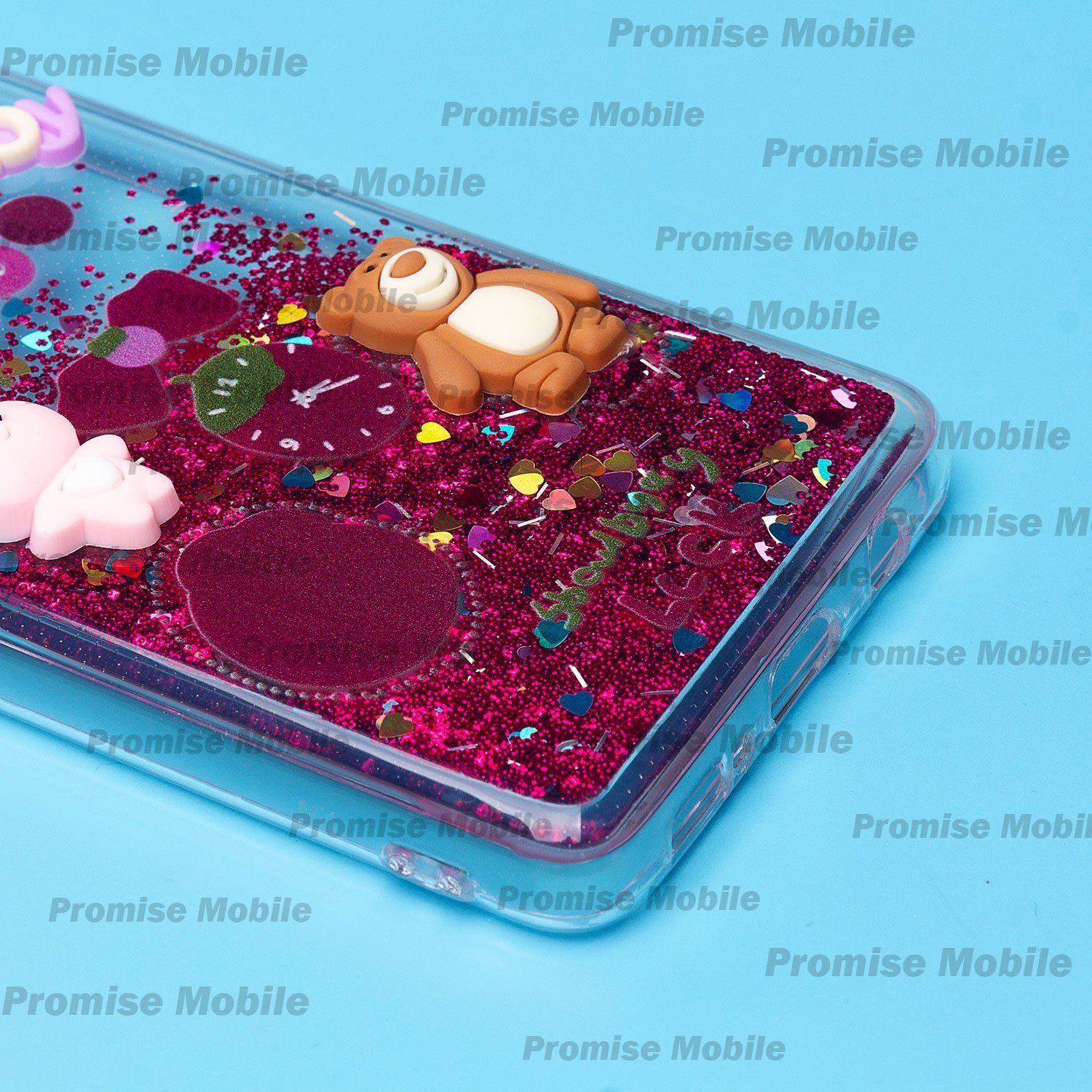 Чехол для Samsung SM-A515F (Galaxy A51) силиконовый 3D игрушки <бордовый> ― Розничный PromiseMobile