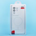 Чехол для Samsung SM-G988B (Galaxy S20 Ultra) силиконовый Matte MagSafe <белый>