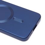 Чехол для Samsung SM-S916B (Galaxy S23 Plus) силиконовый Matte MagSafe <темно-синий>