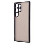 Чехол для Samsung SM-S928B (Galaxy S24 Ultra) пластиковый с окантовкой <черный>