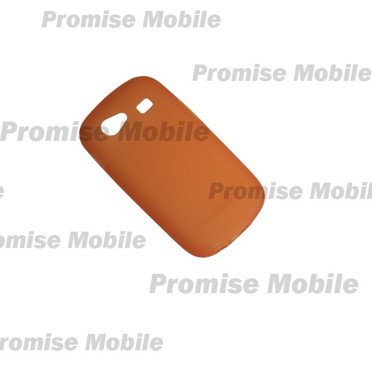 Чехол для Samsung i9023 (Google Nexus S) силиконовый матовый <оранжевый> ― Розничный PromiseMobile