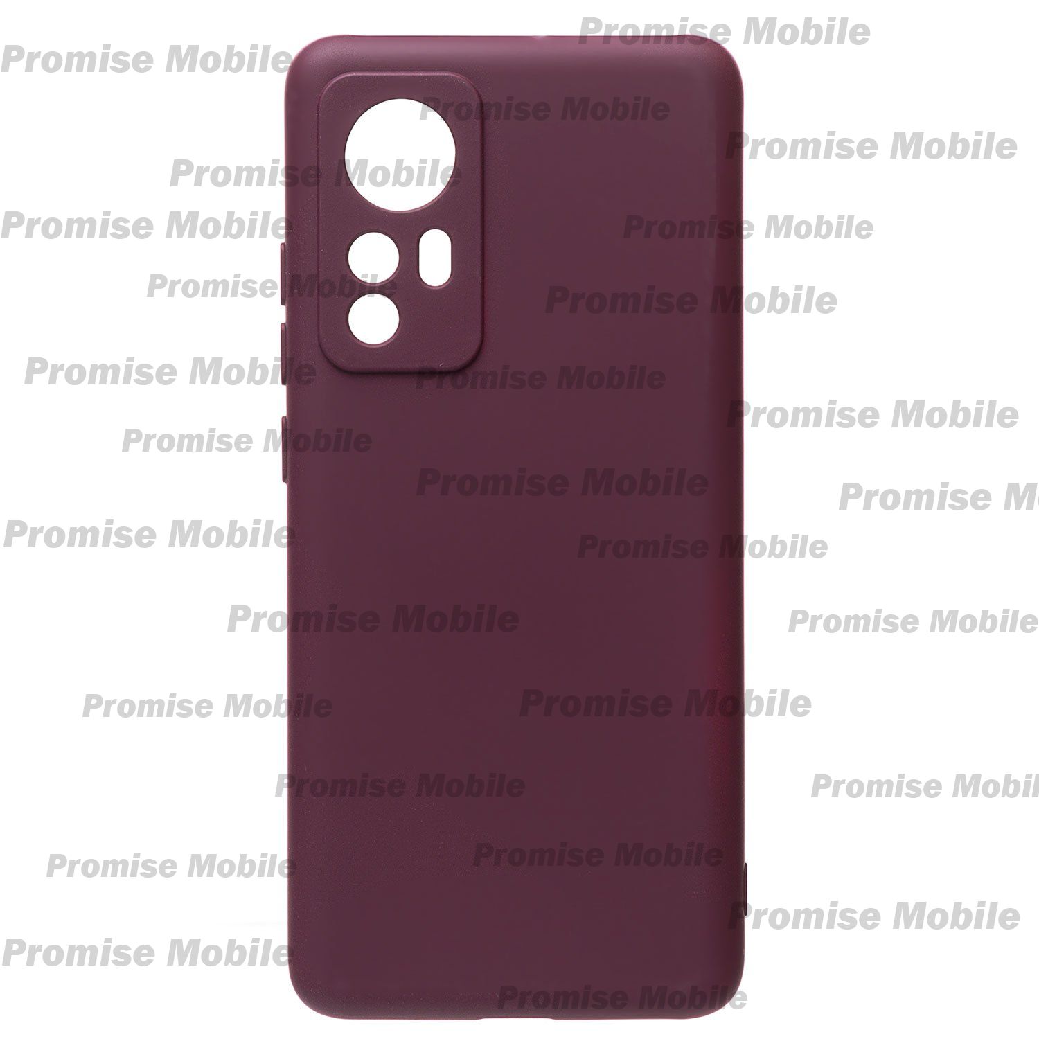 Чехол для Xiaomi 12S силиконовый Soft Touch 4 <бордовый> ― Розничный PromiseMobile