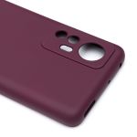 Чехол для Xiaomi 12S силиконовый Soft Touch 4 <бордовый>