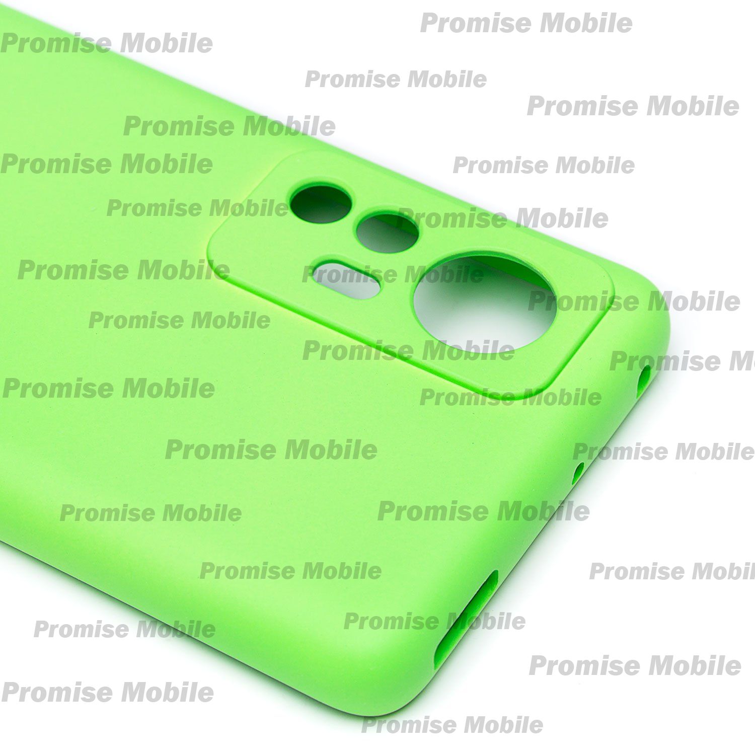 Чехол для Xiaomi 12S силиконовый Soft Touch 4 <зеленый> ― Розничный PromiseMobile