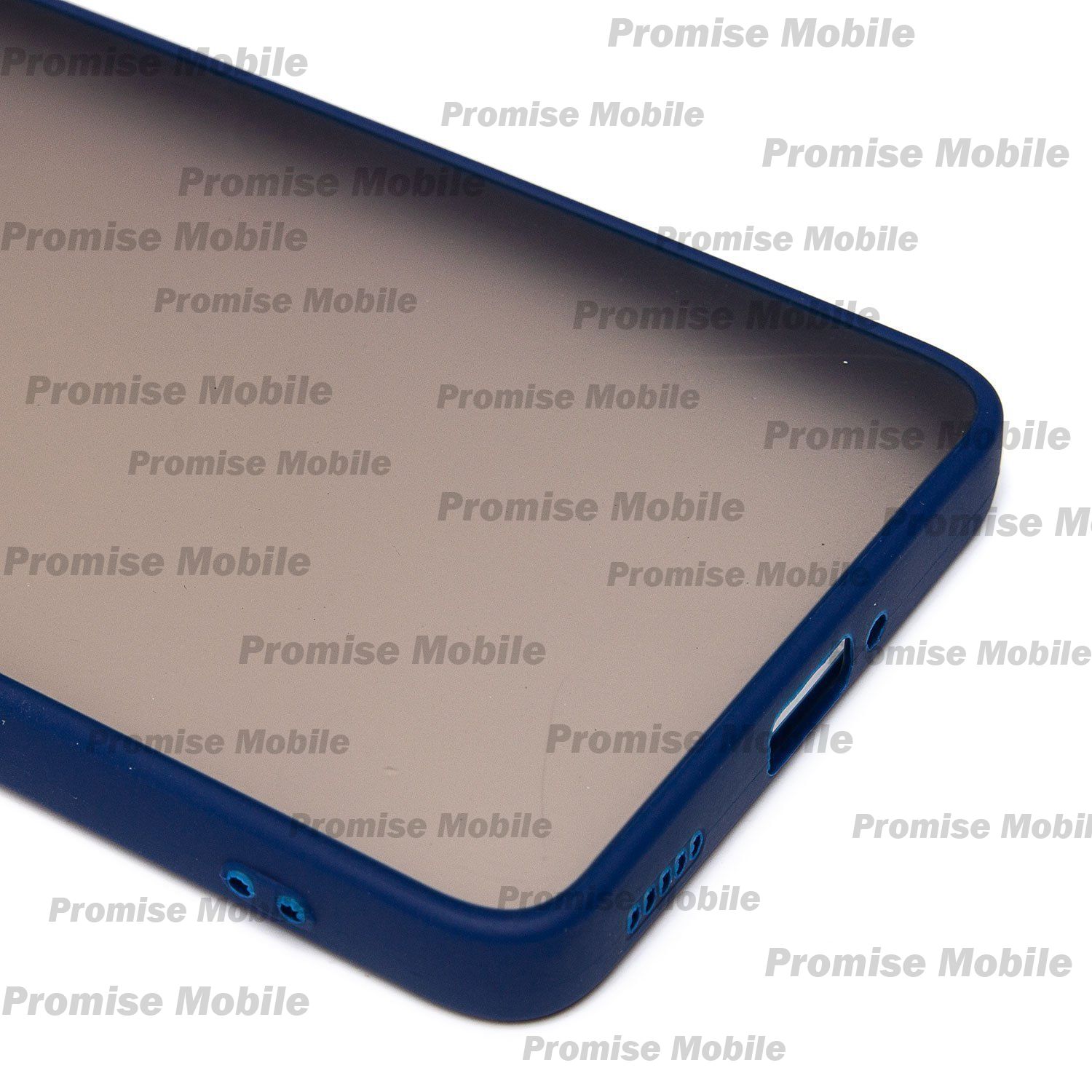 Чехол для Xiaomi 2407FPN8EG пластиковый с окантовкой <темно-синий> ― Розничный PromiseMobile