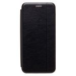 Чехол для Xiaomi 15 флип боковой кожзам №3 <черный>