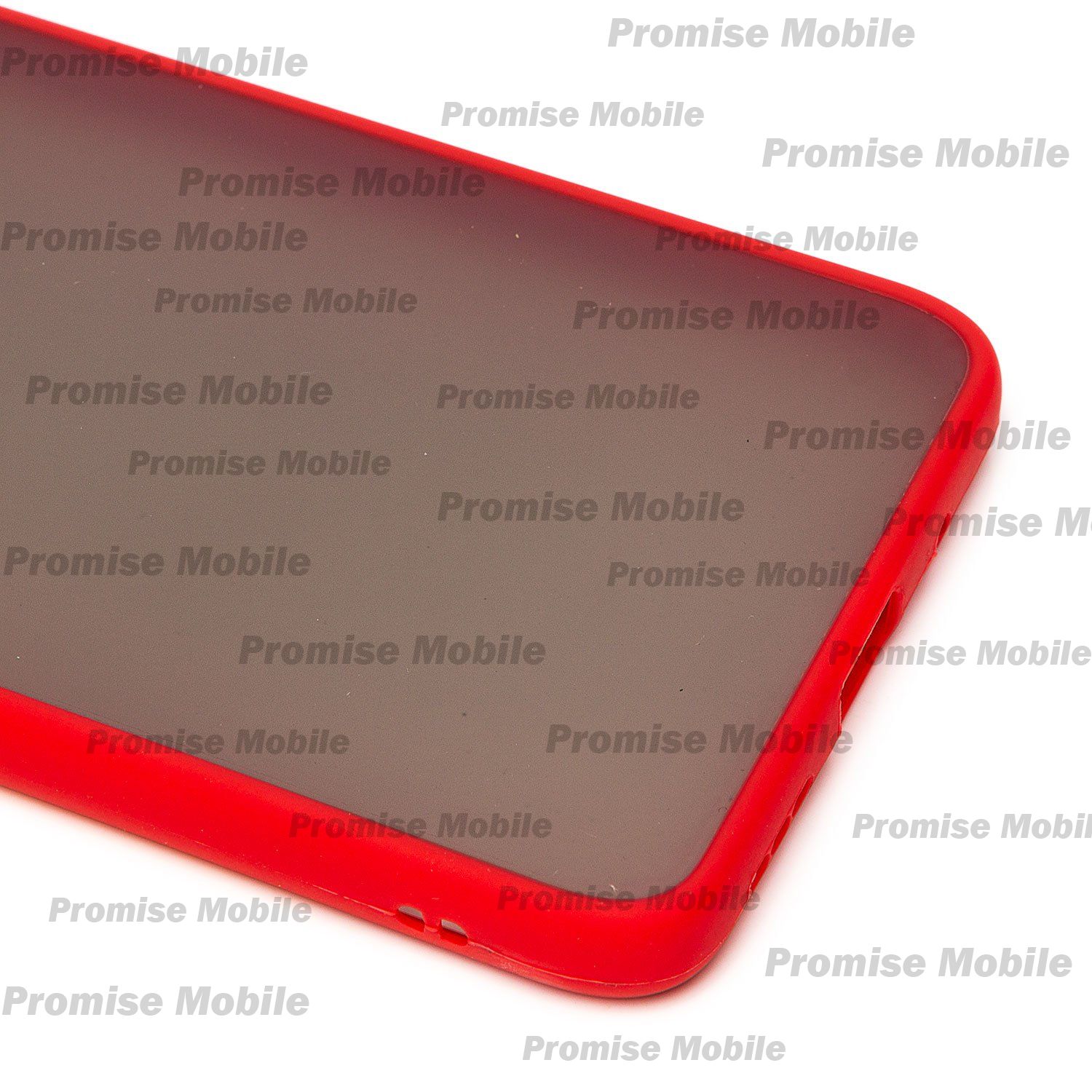 Чехол для Xiaomi Poco M3 Pro 5G пластиковый с окантовкой <красный> ― Розничный PromiseMobile